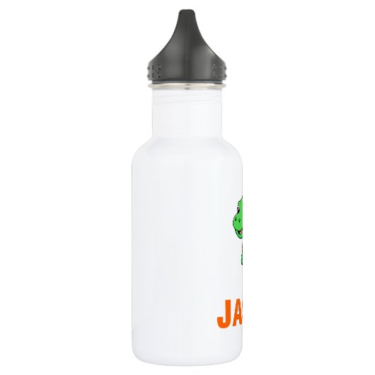 Cute Personalized Kids Name Dinosaur  Waterfles (Links)