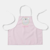 Cute Personalized Kinderen Apron Koala Donut Name Schort (Voorkant)