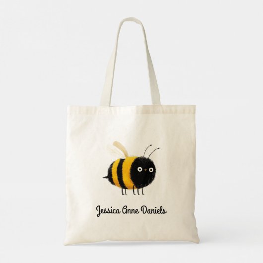 Cute personalized ladybug tote tote bag (Achterkant)