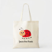 Cute personalized ladybug tote tote bag (Voorkant)