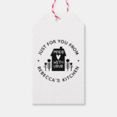 Cute Personalized made with Love Gift Label Cadeaulabel (Voorkant)