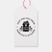 Cute Personalized made with Love Gift Label Cadeaulabel (Achterkant)