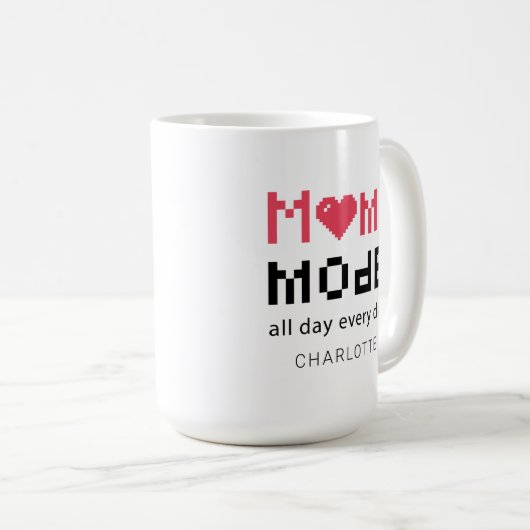 Cute Personalized Moederdag Funny Ma Gag Koffiemok (Voorkant rechts)
