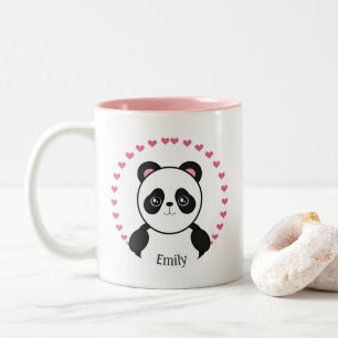 Cute Personalized Panda Mok