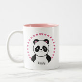 Cute Personalized Panda Mok (Links)