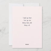 Cute Personalized Pandemic Valentijnsdag Heart Feestdagenkaart (Achterkant)