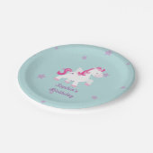 Cute Personalized Paper Bord Magical Unicorn (Gekanteld)