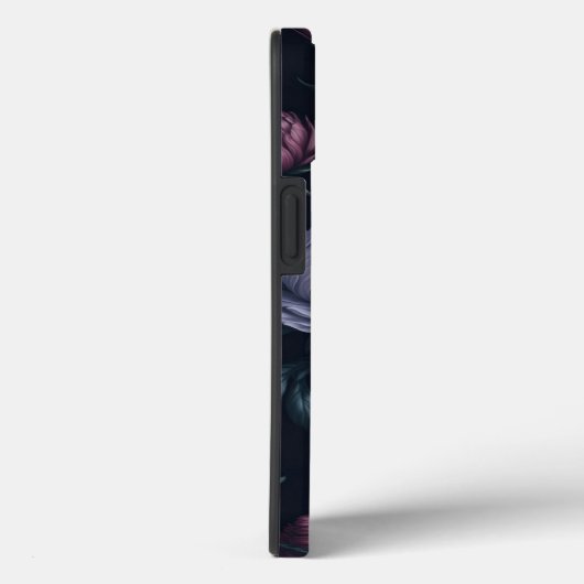Cute Personalized Peonies Black Apple iPhone 13 ca Case-Mate iPhone Case (Achterkant / Rechts)