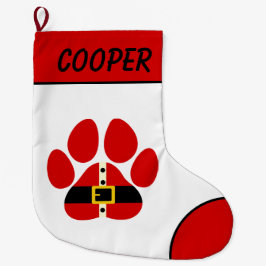 Cute Personalized Pet Christmas Stocking Grote Kerstsok
