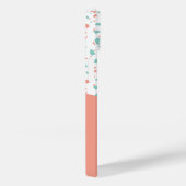 Cute Personalized Pink & Blue Terrazzo Pattern Case-Mate iPhone Case (Achterkant / Rechts)