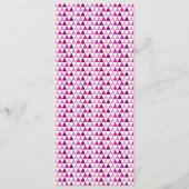Cute Personalized Pink Geometric Pattern Bladwijze (Achterkant)