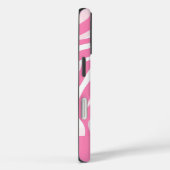Cute Personalized Pink Zebra Print iPhone Case-Mate iPhone Case (Achterkant / Rechts)