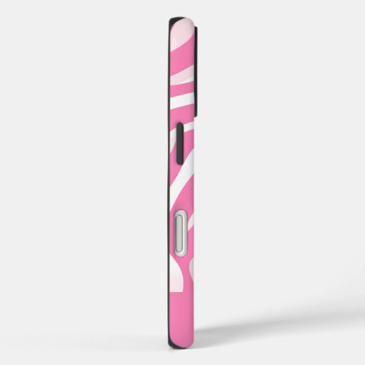 Cute Personalized Pink Zebra Print iPhone  Case-Mate iPhone Case (Achterkant / Rechts)