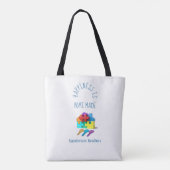Cute Personalized Realtor Estate Agent Tote Bag (Achterkant)