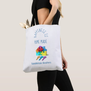 Cute Personalized Realtor Estate Agent Tote Bag
