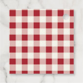 Cute Personalized Santa Christmas Holiday Bedankjes Labels (Achterkant)