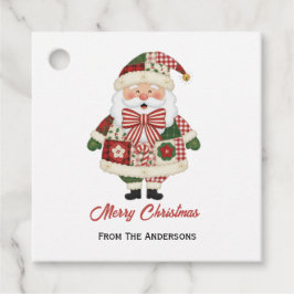 Cute Personalized Santa Christmas Holiday Bedankjes Labels