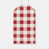 Cute Personalized Santa Christmas Holiday Cadeaulabel (Achterkant)