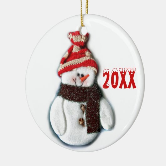 Cute Personalized Snowman Ornament (Links)