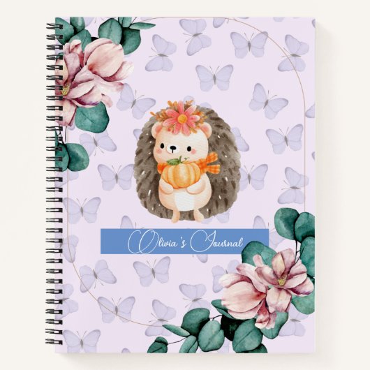 Cute Personalized Spiral Notitieboek (Voorkant)