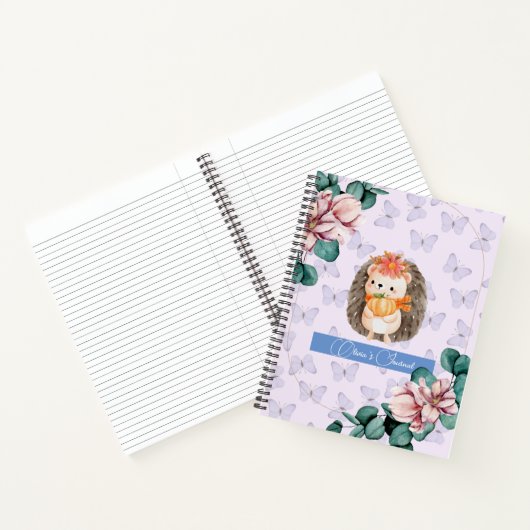 Cute Personalized Spiral Notitieboek (Binnen)