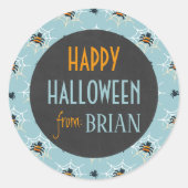Cute Personalized Sticker for Halloween (Voorkant)