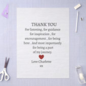 cute personalized thank you love tissuepapier (Craft)
