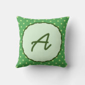 Cute personalized twee erwten in een peul kussen (Achterkant)