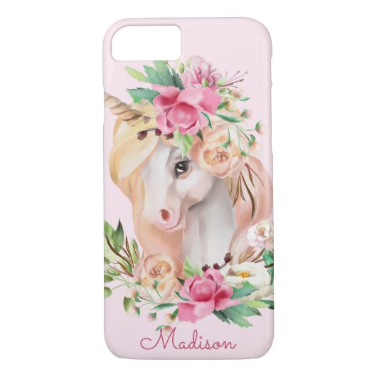 Cute Personalized Unicorn Case-Mate iPhone Case (Achterkant)