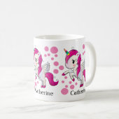 Cute personalized unicorn mok (Voorkant rechts)
