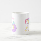 Cute Personalized Unicorn Mok Magical Pastel (Center)