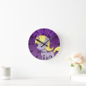 Cute Personalized Unicorn Ronde Klok (Huis)