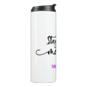 Cute Personalized Unicorn Thermal Tumbler Thermosbeker (Gedraaid links)