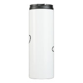Cute Personalized Unicorn Thermal Tumbler Thermosbeker (Achterkant)