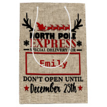 Cute Personated Official Santa Sack GIFT BAG