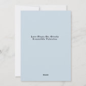 Cute Persoonlijke Liefde Otter Valentijnskaart Feestdagenkaart (Achterkant)