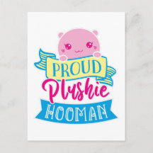 Cute Perzonalized Proud Plushie Hooman