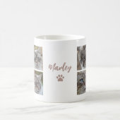 Cute Pet Cat Custom 8 Photo Collage Coffee Mug Koffiemok (Center)