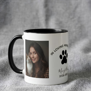 Cute Pet Cat Quote 2 Foto Collage Koffie Mok