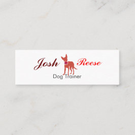 Cute Pet Chihuahua Waterverf Puppy Pug Mini Visitekaartje