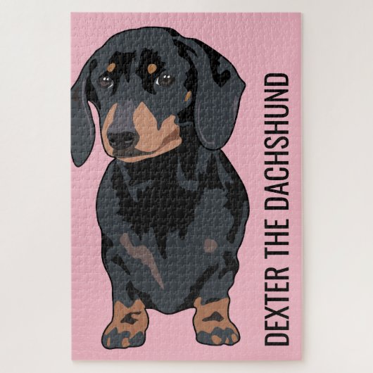 Cute Pet Dachshund Dog Legpuzzel (Verticaal)