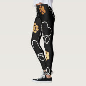 Cute Pet Dog Foot Prints Leggings (Links)