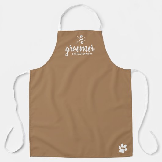 Cute Pet Groomer Extraordinaire Schort (Voorkant)