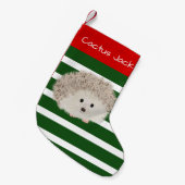 Cute Pet Hedégel kerststaart Kleine Kerstsok (Voorkant (Hangend))