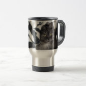 Cute Pet Kitten Cat Peace Destiny Reisbeker (Voorkant rechts)