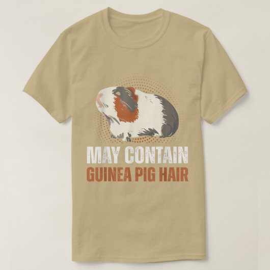Cute Pet Lover kan Guinee-Varkenshaar bevatten T-shirt (Design voorkant)
