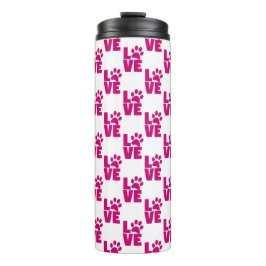 Cute Pet Lover Thermal Tumbler - Unique Commuter  Thermosbeker
