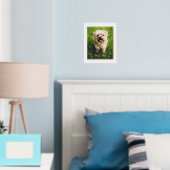 Cute Pet Lovers Persoonlijke Dog Foto Folie Afdrukken (Insitu (Slaapkamer))