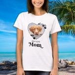 Cute Pet Ma Photo Custom Dog T-shirt<br><div class="desc">Dog mama ... Verrassend je favoriete Dog Mam deze Moederdag, Kerstmis of haar verjaardag met dit superschattige, aangepaste T-shirt voor de foto. Pas het shirt van deze hond aan met de favoriete foto's en namen van je hond. Dit shirt van een hond is een most voor hondenliefhebbers en hondenmoeders! Geweldig...</div>