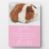 Cute Pet Memorial Fotoplaat (voorkant)